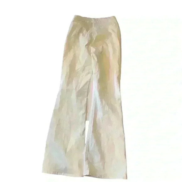 White Flare Wide Leg High-Waisted Jeans - Picture 4 of 9